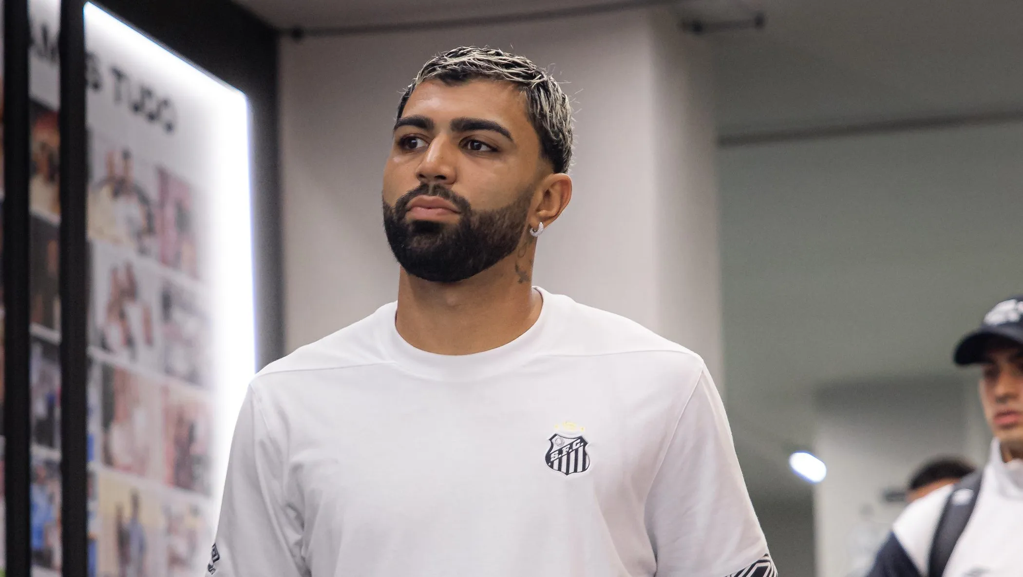 Gabigol não foi utilizado na vitória diante do Vasco – Foto: Raul Baretta/ Santos FC