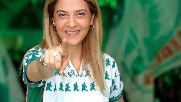 Foto: Reprodução/@leilapereiraconselheira – Leila Pereira mantinha boa relação com a Mancha antes de se tornar presidente do Palmeiras