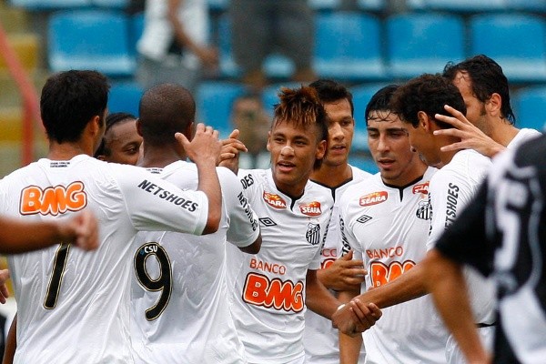 Foto:Ricardo Saibun/Divulgação Santos FC – Neymar deu show na Arena Barueri