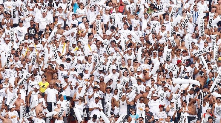 Sormani debochou da torcida do Santos e afirmou que os santistas pararam no tempo. Foto:     Ricardo Saibun/Divulgação Santos FC