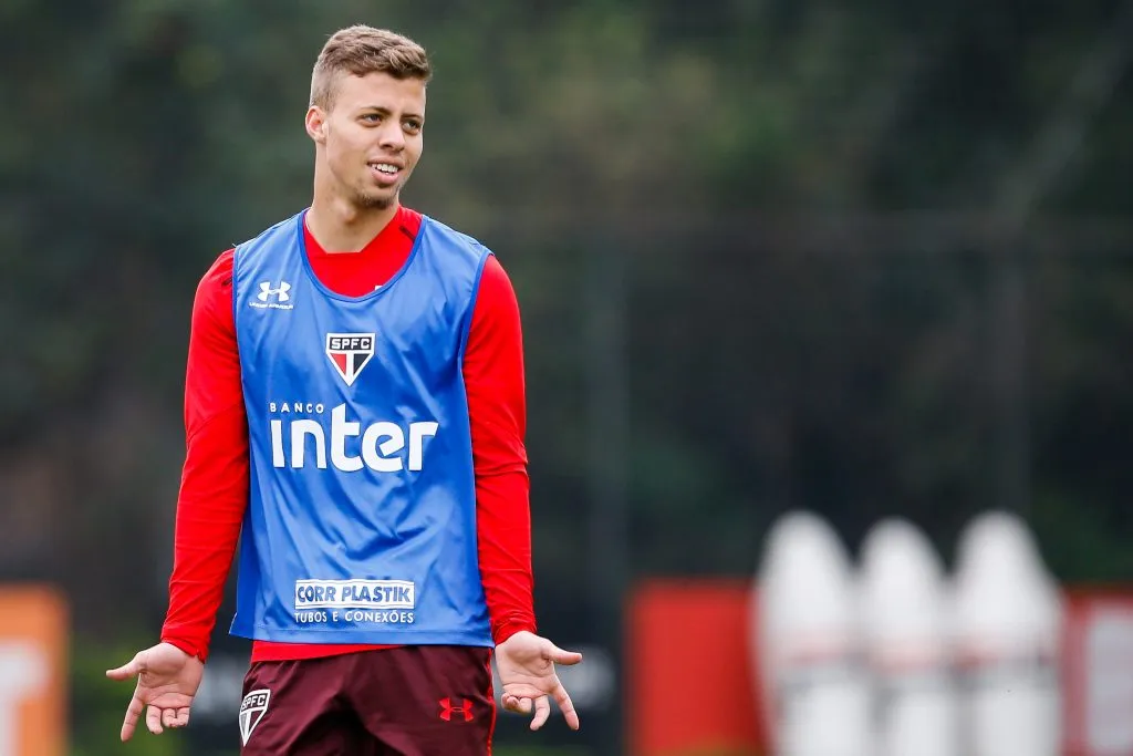 SAO PAULO – SP – 16/08/2017 – TREINO DO SAO PAULO –  durante treino do Sao Paulo no CT da Barra Funda. Foto: Marcello Zambrana/AGIF