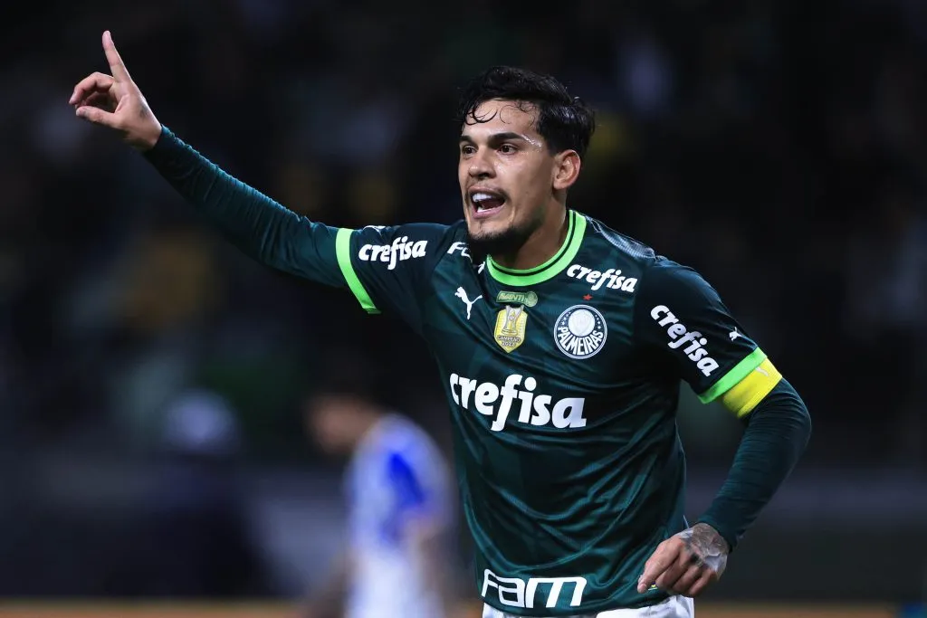 SP – SAO PAULO – 17/05/2023 – COPA DO BRASIL 2023, PALMEIRAS X FORTALEZA – Gustavo Gomez jogador do Palmeiras durante partida contra o Fortaleza no estadio Arena Allianz Parque pelo campeonato Copa do Brasil 2023. Foto: Ettore Chiereguini/AGIF