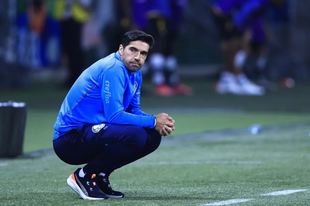 Foto: Ettore Chiereguini/AGIF – Abel não garantiu que vai renovar no Palmeiras.
