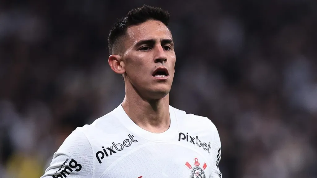 Matias Rojas jogador do Corinthians durante partida contra o America-MG