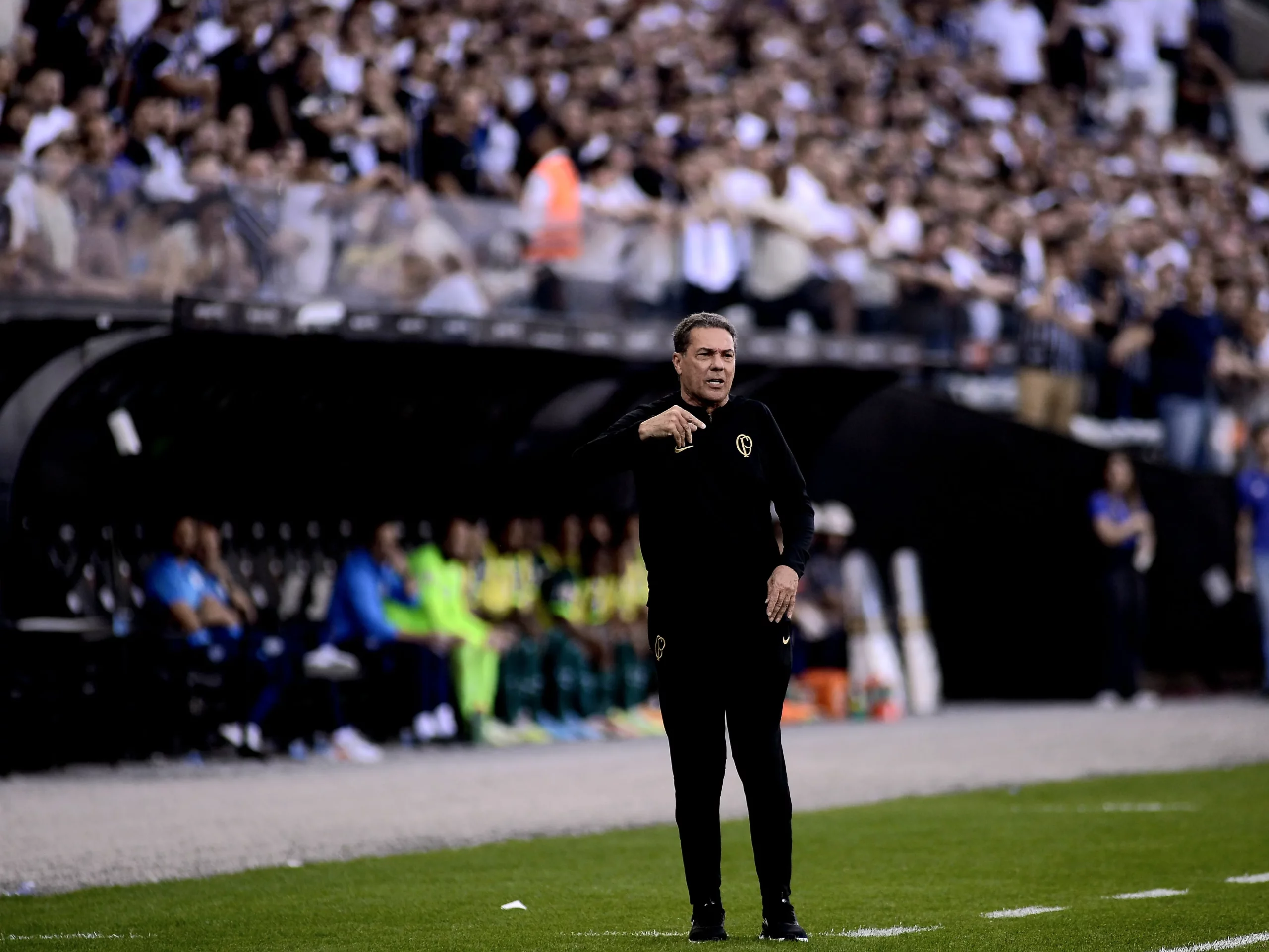 Vanderlei Luxemburgo como técnico do Corinthians – Foto: Alan Morici/AGIF