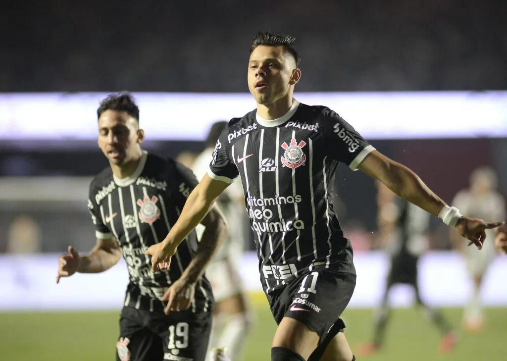 Ángel Romero comemora gol contra o São Paulo - Foto: Alan Morici/AGIF