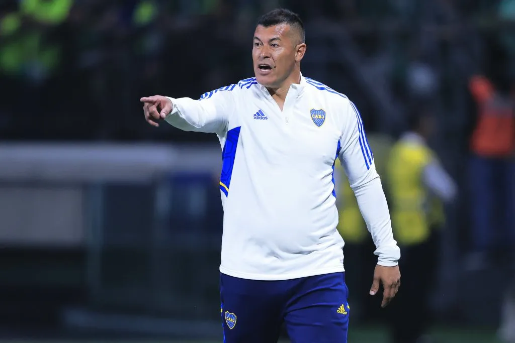 Jorge Almiron ex-tecnico do Boca Juniors durante partida contra o Palmeiras no estadio Arena Allianz Parque pelo campeonato Libertadores 2023. Ettore Chiereguini/AGIF