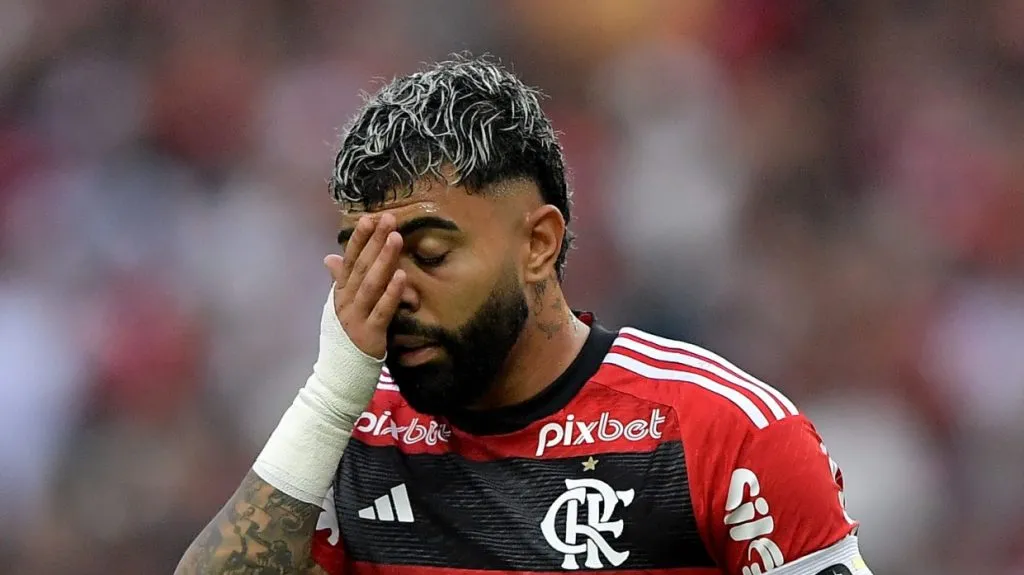 Gabigol pelo Flamengo. Foto: Thiago Ribeiro/AGIF