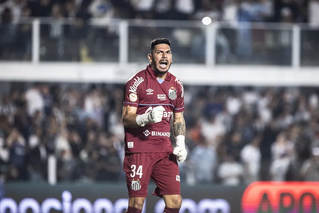 João Paulo, goleiro do Santos - Foto: Abner Dourado/AGIF
