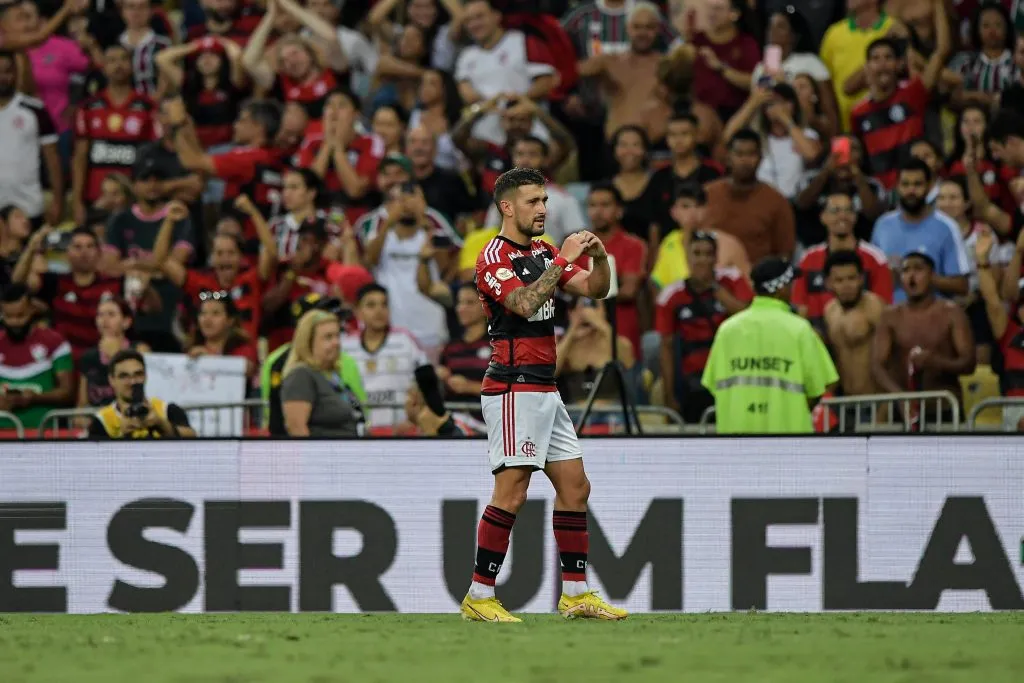 Foto: Thiago Ribeiro/AGIF – Arrascaeta havia marcado um golaço