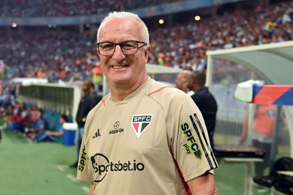 Dorival Jr pelo São Paulo. Foto: Walmir Cirne/AGIF
