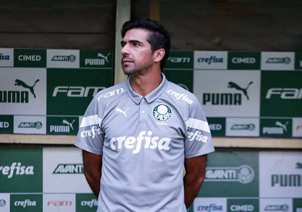 Abel Ferreira tecnico do Palmeiras durante partida contra o Fluminense no estadio Arena Allianz Parque pelo campeonato Brasileiro A 2023. Fabio Giannelli/AGIF