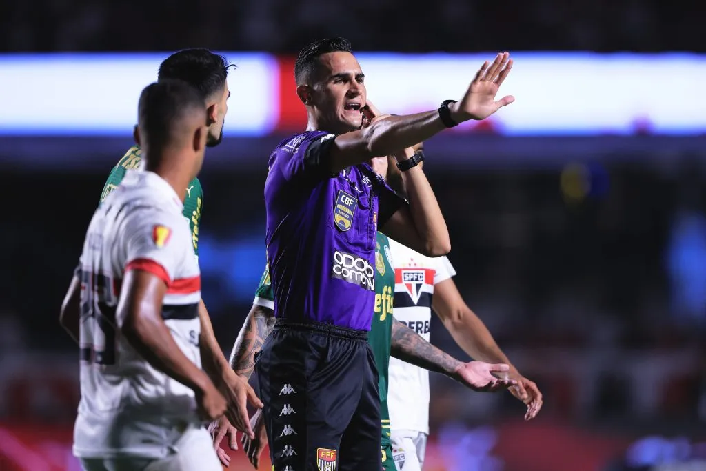 Recentemente, São Paulo x Palmeiras protagonizaram grandes polêmicas no Choque-Rei – Foto: Ettore Chiereguini/AGIF