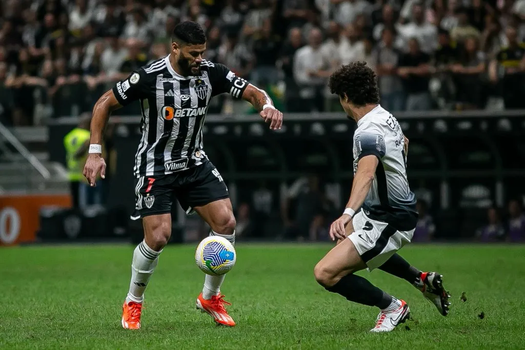 Hulk segue como dúvida para Atlético-MG x Corinthians. Foto: Fernando Moreno/AGIF