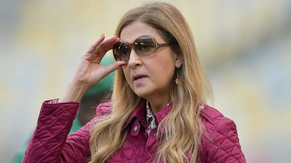 Leila Pereira tem oposição forte no Verdão –  Foto: Thiago Ribeiro/AGIF