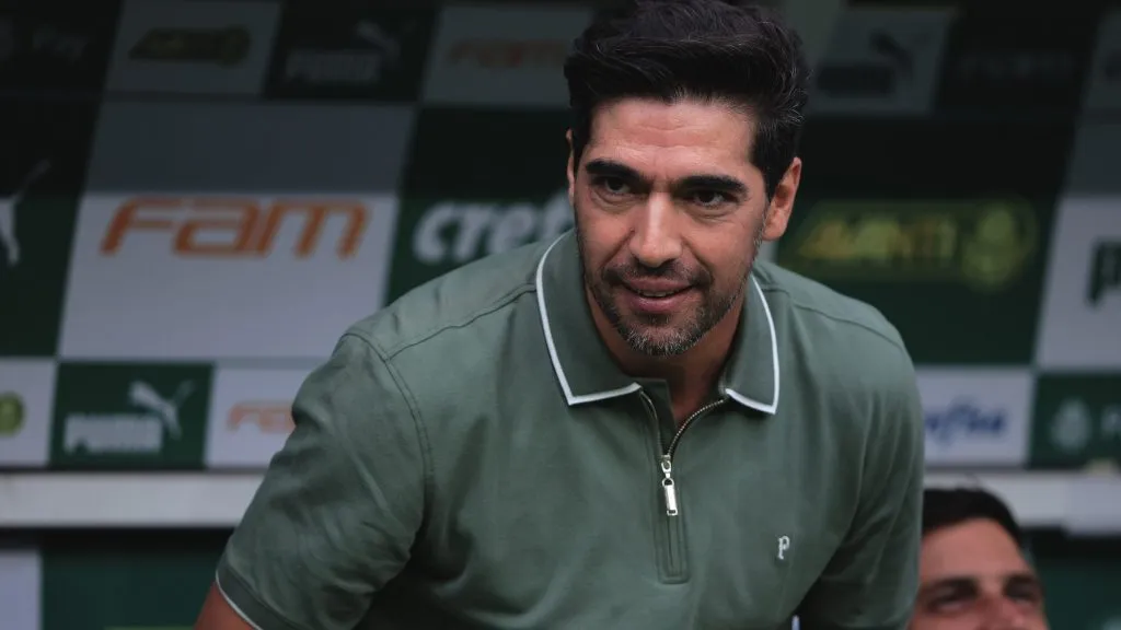 Abel Ferreira em partida do Palmeiras