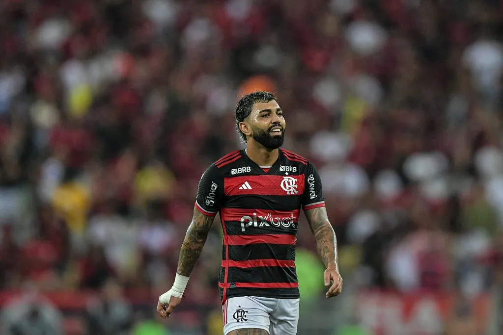 Gabigol em jogo pelo Flamengo. Thiago Ribeiro/AGIF.