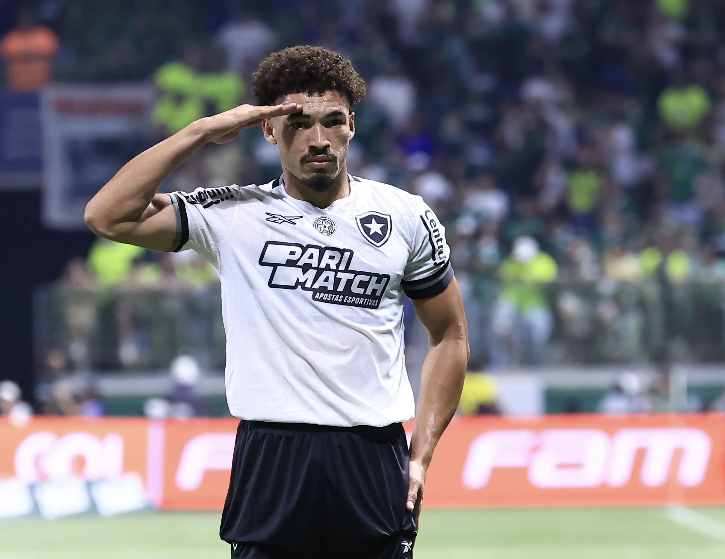 Adryelson comemorando gol no Allianz Parque. Foto: Marcello Zambrana/AGIF