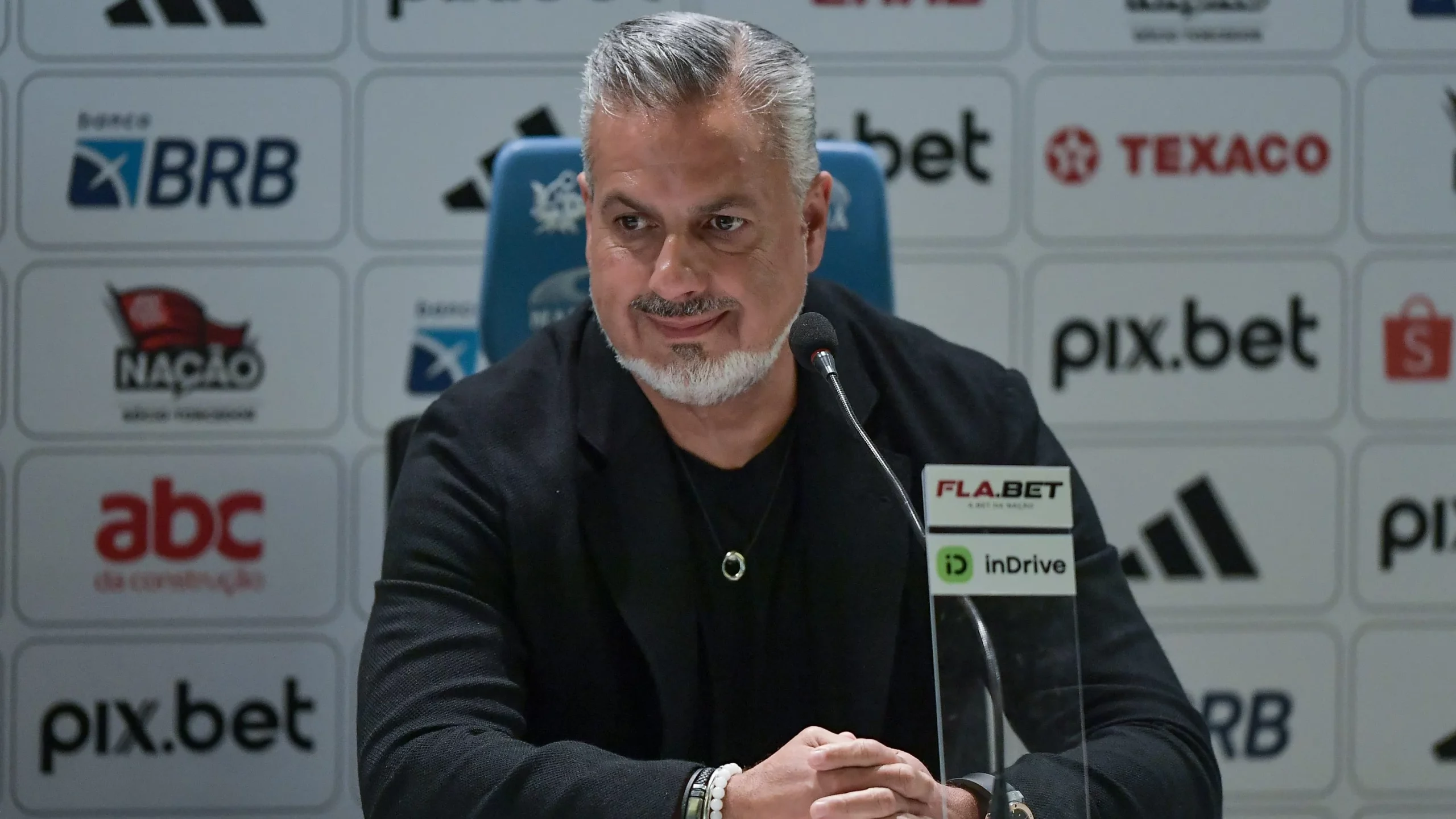 José Boto durante coletiva de imprensa. Foto: Thiago Ribeiro/AGIF