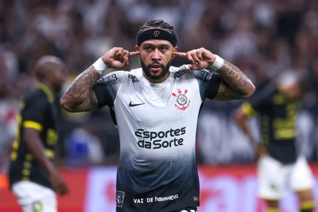 Memphis Depay jogador do Corinthians – Foto: Marcello Zambrana/AGIF