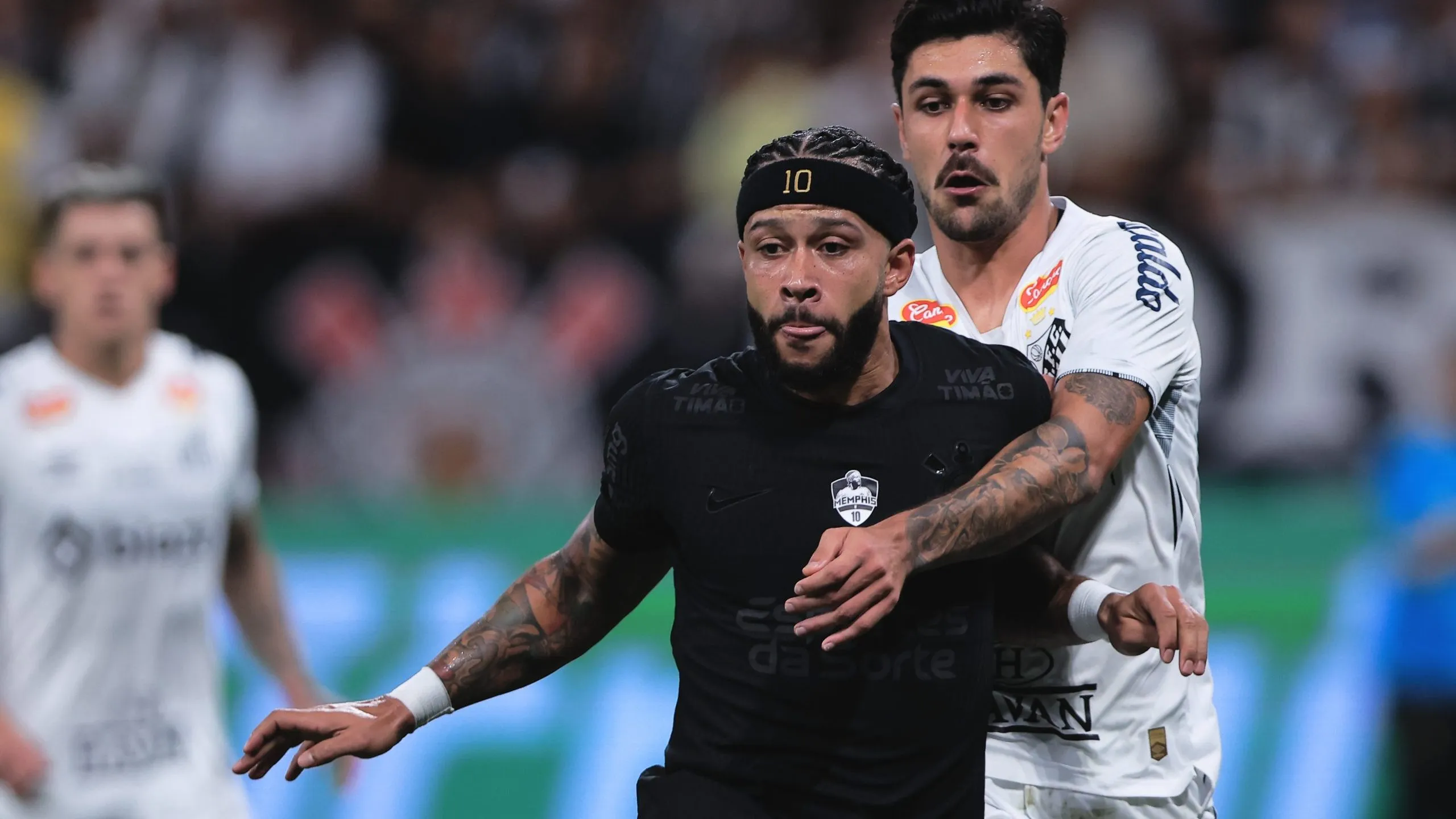 SP – SAO PAULO – 12/02/2025 – PAULISTA 2025, CORINTHIANS X SANTOS – jogador do Corinthians durante partida contra o Santos no estadio Arena Corinthians pelo campeonato Paulista 2025. Foto: Ettore Chiereguini/AGIF