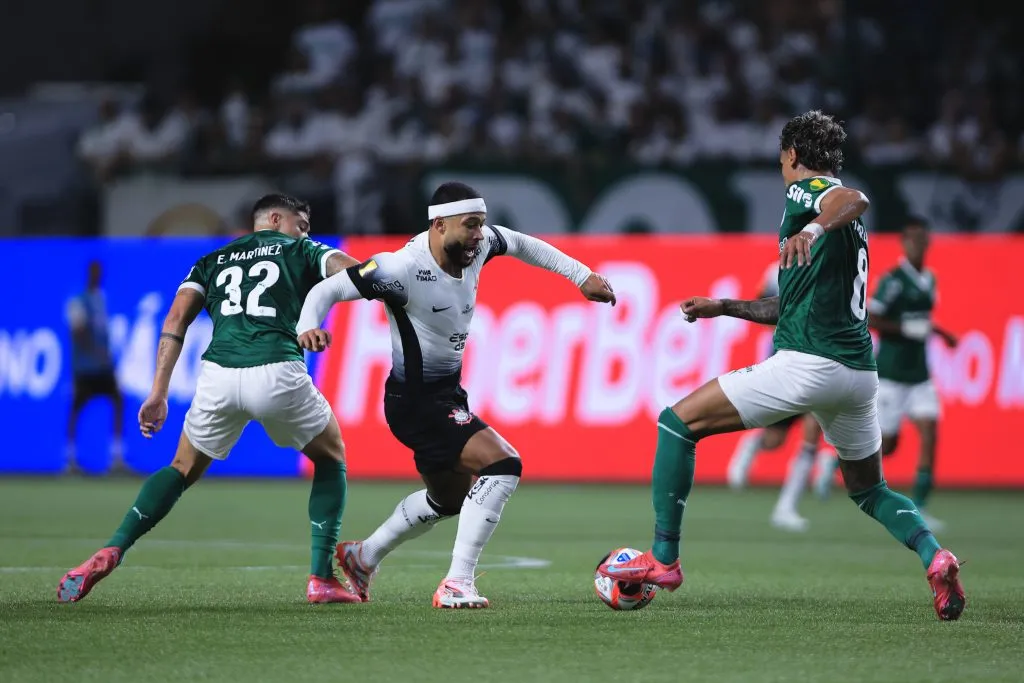 Corinthians venceu no Allianz Parque e saiu em vantagem - Foto: Ettore Chiereguini/AGIF.