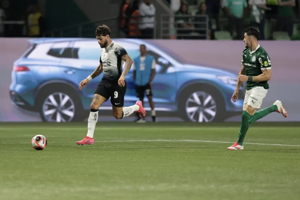 Yuri Alberto jogador do Corinthians durante partida contra o Palmeiras – Foto: Marcello Zambrana/AGIF