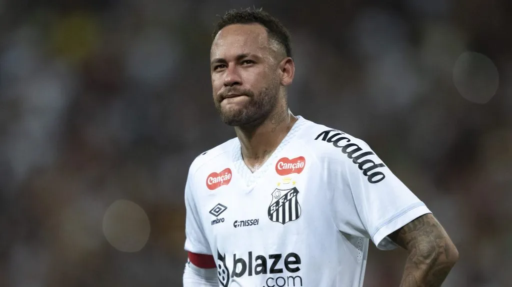 Neymar, camisa 10 do Santos. Foto: Jorge Rodrigues/AGIF