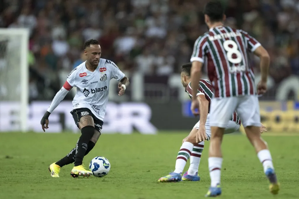 Neymar contra o Fluminense