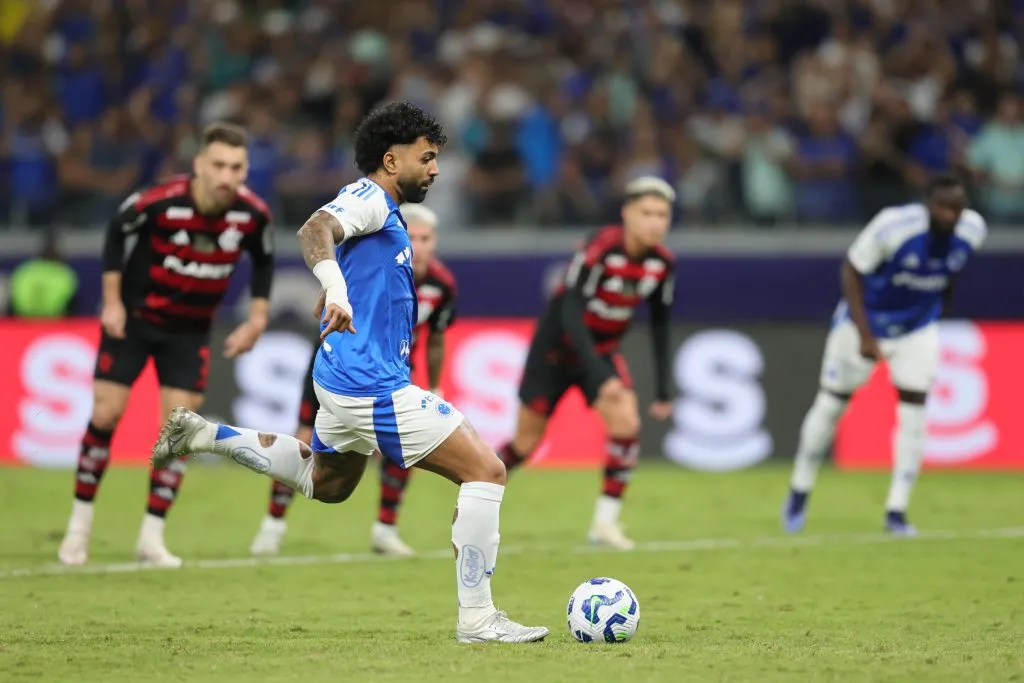 Gabigol marcou para o Cruzeiro na vitória do time mineiro por 2 a 1 no primeiro turno, no Mineirão. Foto: Gilson Lobo/AGIF