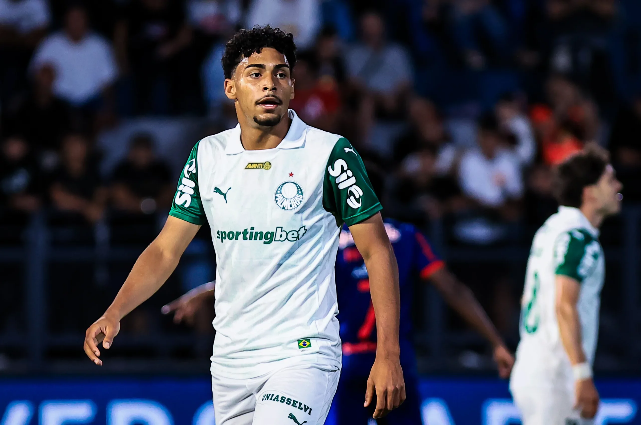 Luighi disputou 29 jogos com a camisa do Palmeiras, com quatro gols e uma assistência – Foto: Fabio Giannelli/AGIF