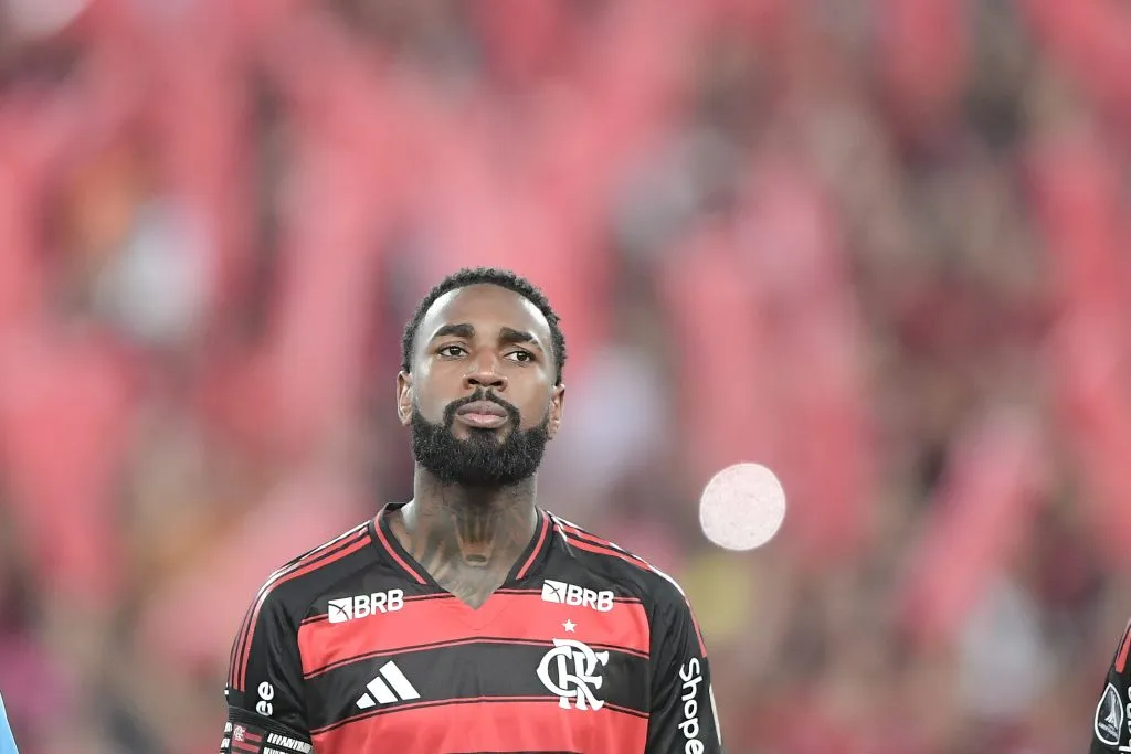 RJ – RIO DE JANEIRO – 28/05/2025 – COPA LIBERTADORES 2025, FLAMENGO X DEPORTIVO TACHIRA – Gerson jogador do Flamengo durante partida contra o Deportivo Tachira no estadio Maracana pelo campeonato Copa Libertadores 2025. Foto: Thiago Ribeiro/AGIF