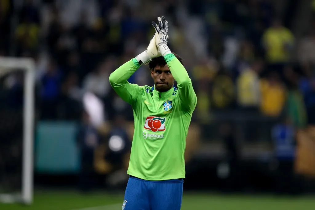 SP – SAO PAULO – 10/06/2025 – ELIMINATORIAS COPA DO MUNDO 2026, SELECAO BRASILEIRA X PARAGUAI – Hugo Souza goleiro da Selecao Brasileira durante a partida entre Brasil e Paraguai na Neo Quimica Arena em Sao Paulo (SP), pelas Eliminatorias da Copa do Mundo 2026. Foto: Marlon Costa/AGIF