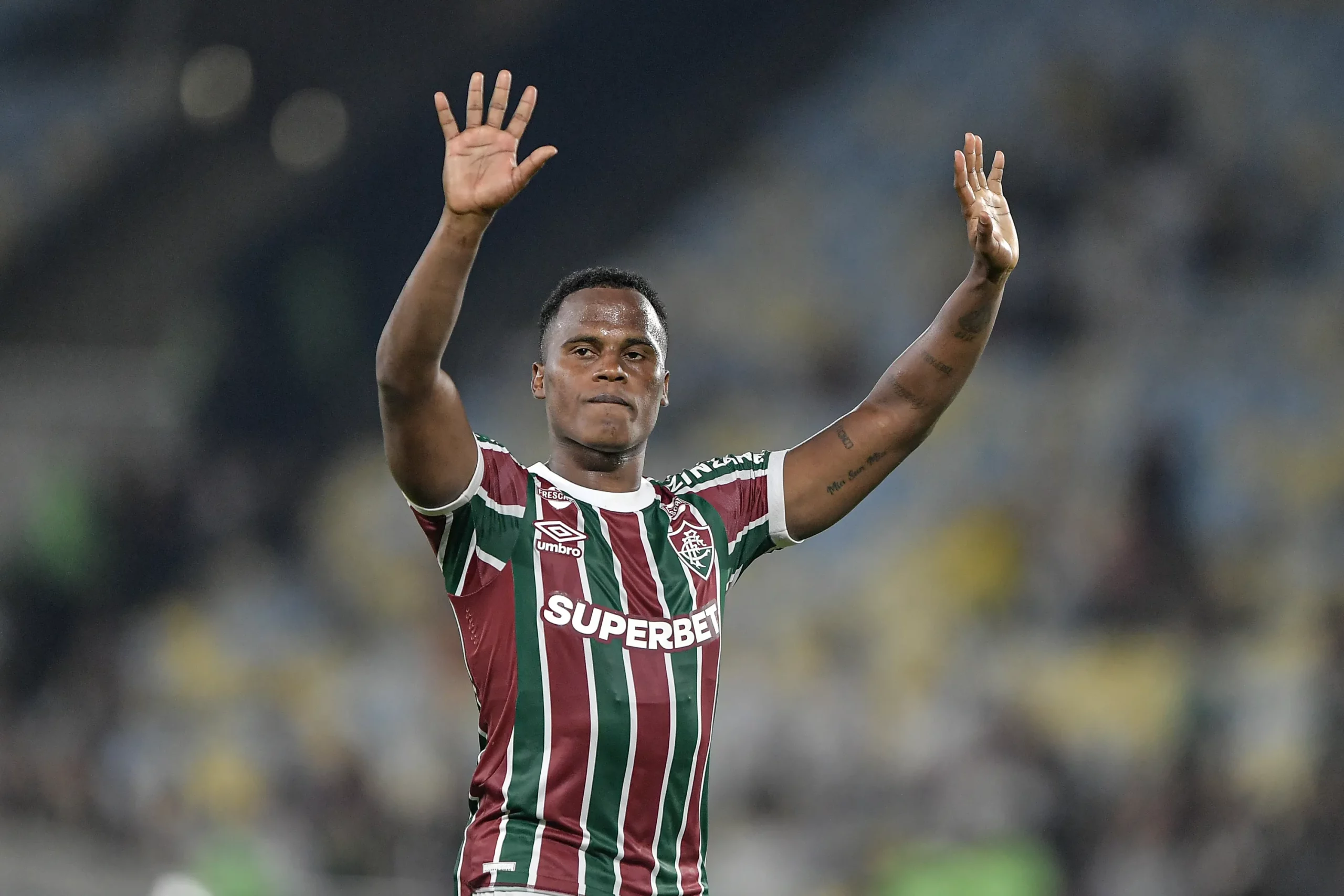 Arias se despediu em julho do Fluminense. Foto: Thiago Ribeiro/AGIF