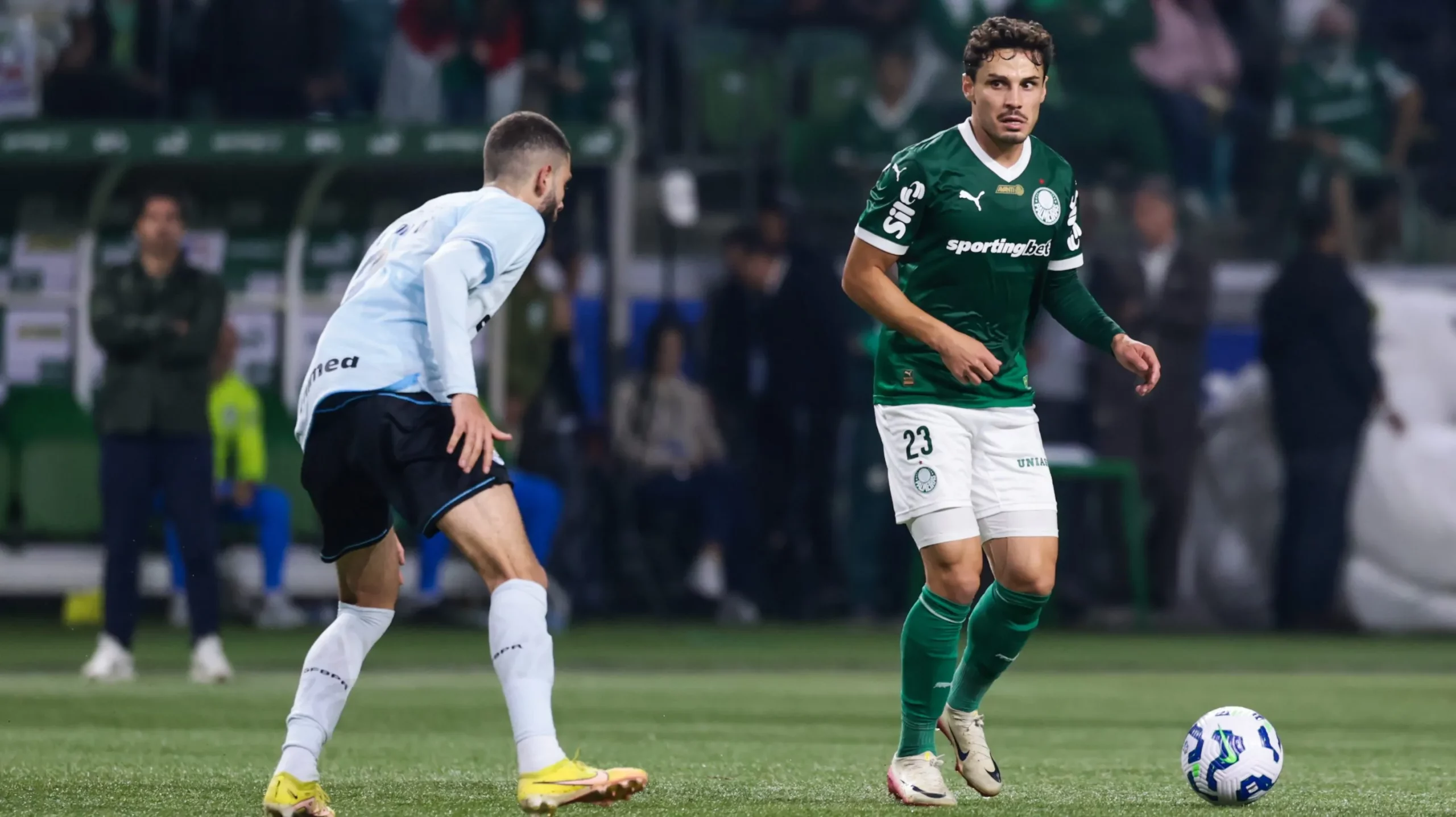 Palmeiras vai encarar o Grêmio com uma equipe alternativa - Foto: Marcello Zambrana/AGIF.
