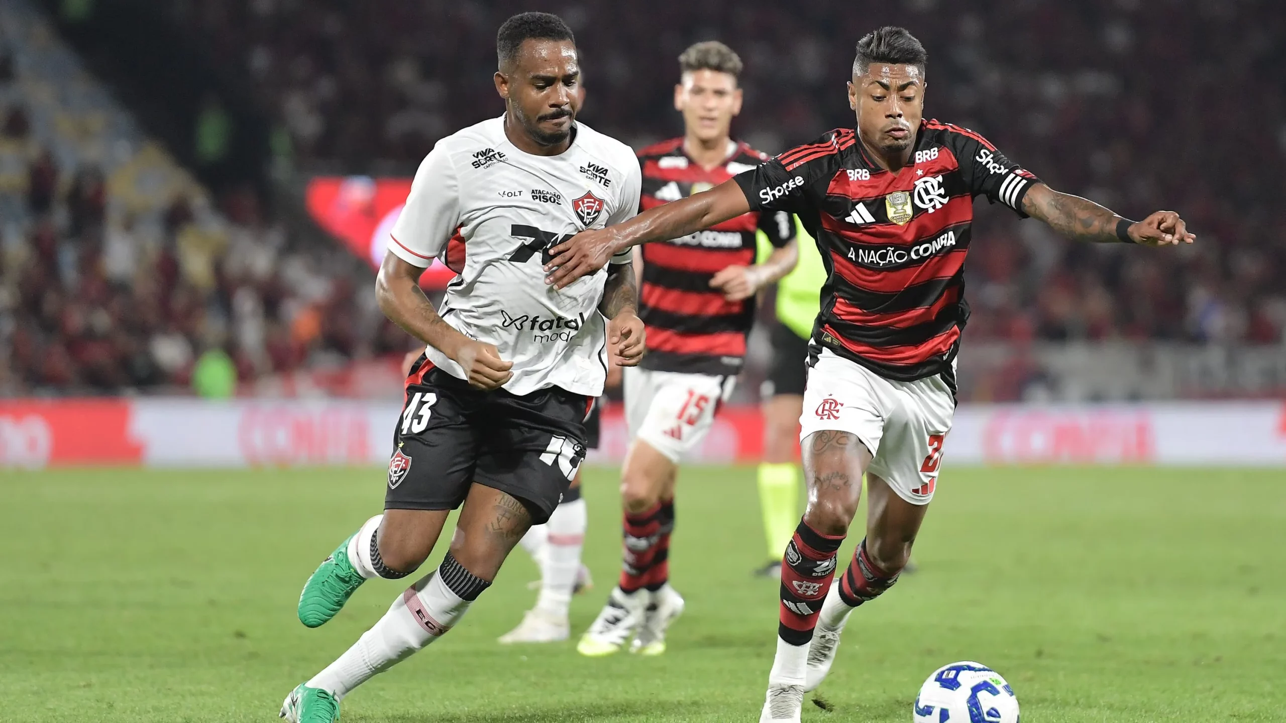 Vitória x Flamengo. Foto: Thiago Ribeiro/AGIF