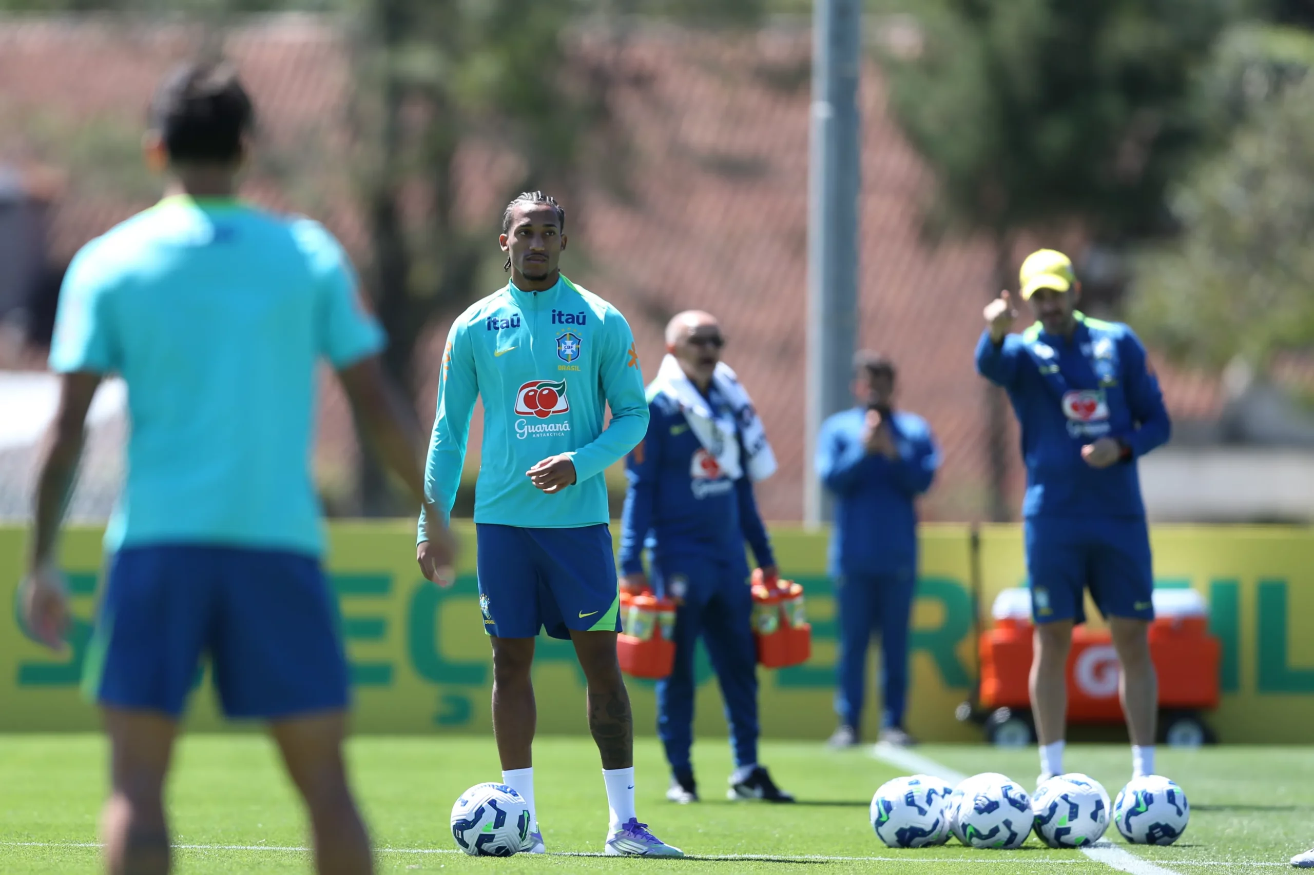 Joao Pedro jogador da Selecao Brasileira durante treino na Granja Comary em Teresopolis. Foto: Marlon Costa/AGIF