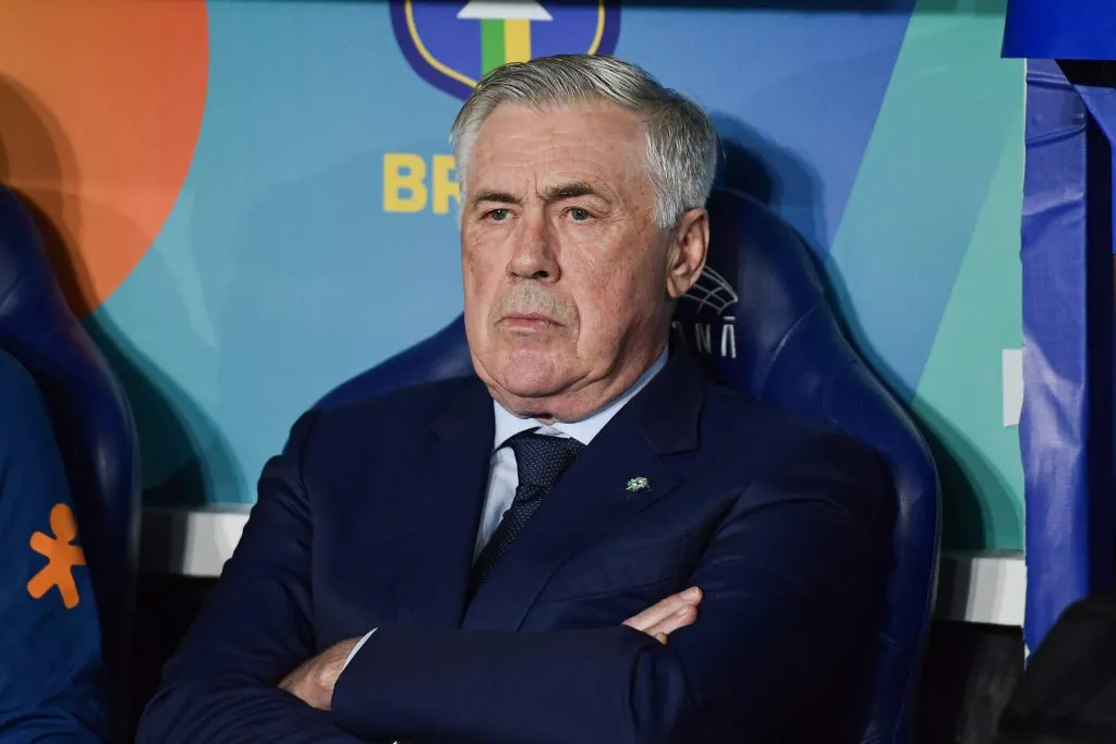 Brasil de Ancelotti fecha Eliminatórias com 51% de aproveitamento, pior desde 2002. Foto: Thiago Ribeiro/AGIF