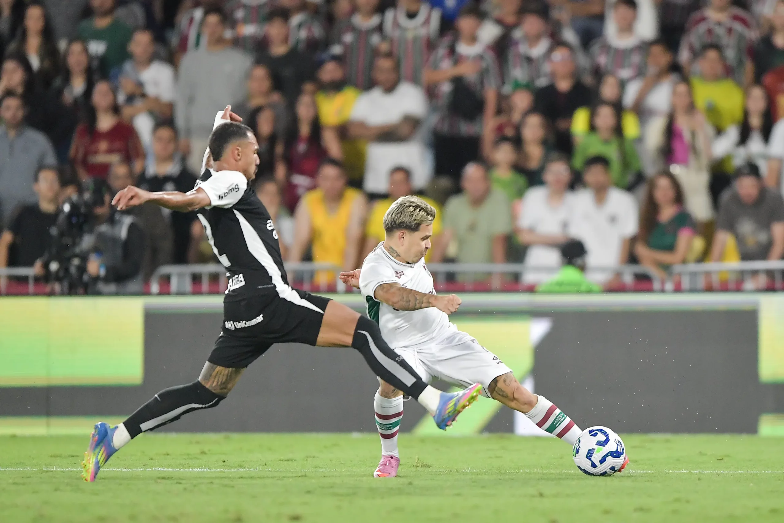 Soteldo jogador do Fluminense durante partida contra o Corinthians no estadio Maracana pelo campeonato Brasileiro A 2025. Foto: Thiago Ribeiro/AGIF
