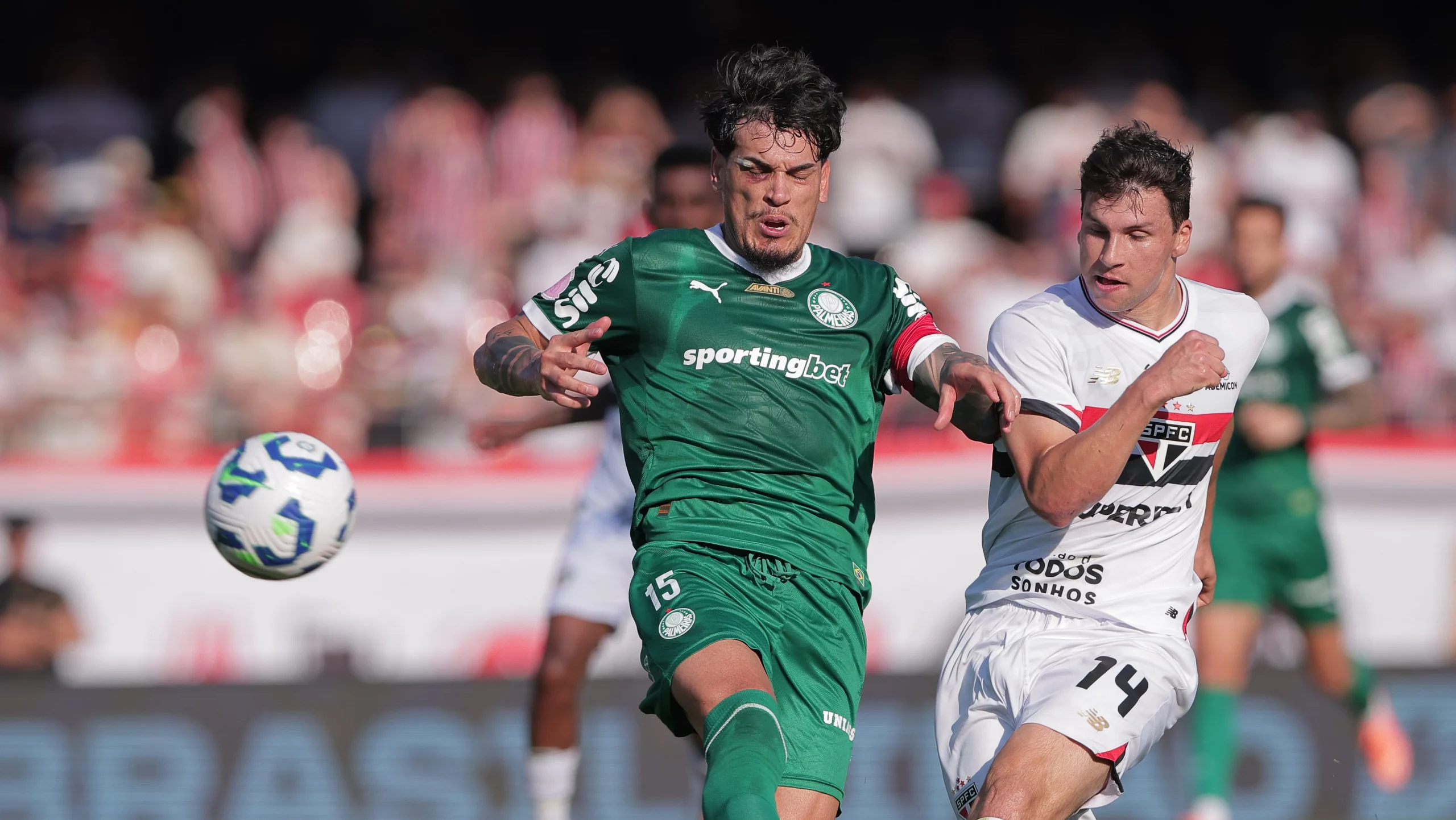 Palmeiras x São Paulo “pegou fogo” em 2025. Foto: Ettore Chiereguini/AGIF