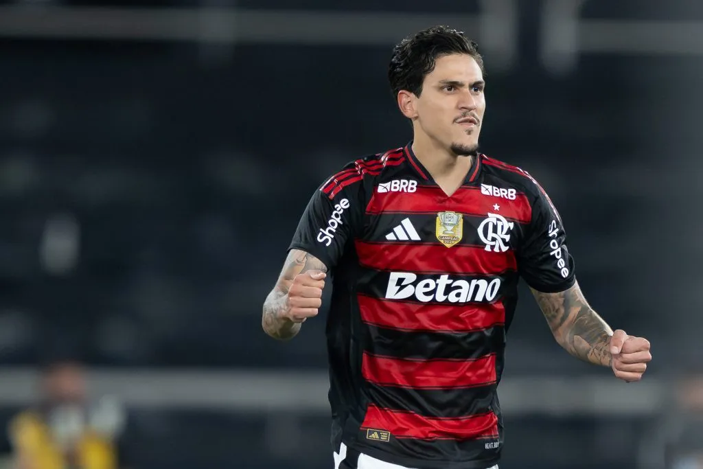 Pedro foi essencial em vitórias contra o Botafogo e Palmeiras. Foto: Jorge Rodrigues/AGIF