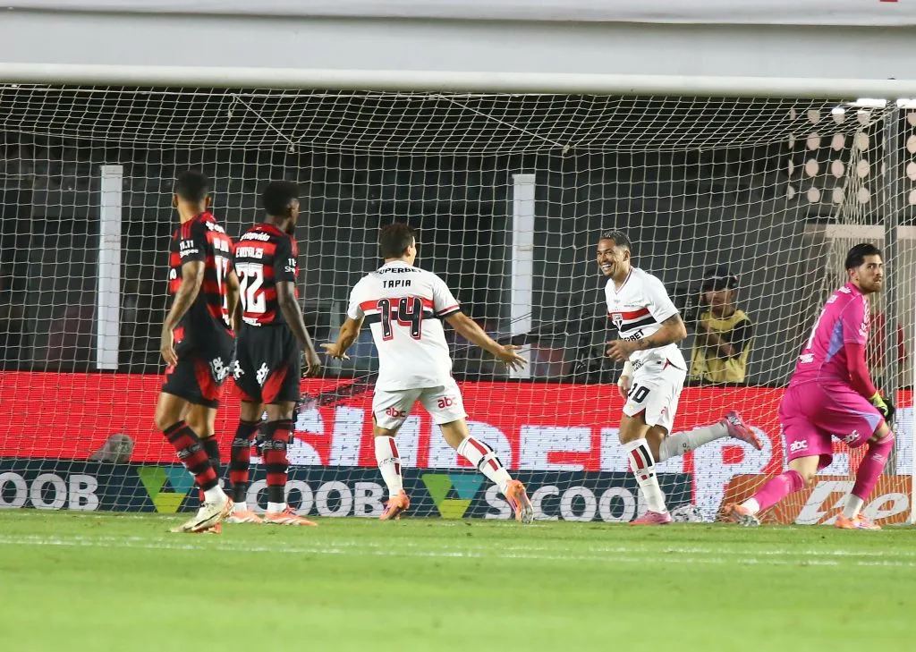 SPFC marcou logo no início da partida. Foto: Mauricio De Souza/AGIF