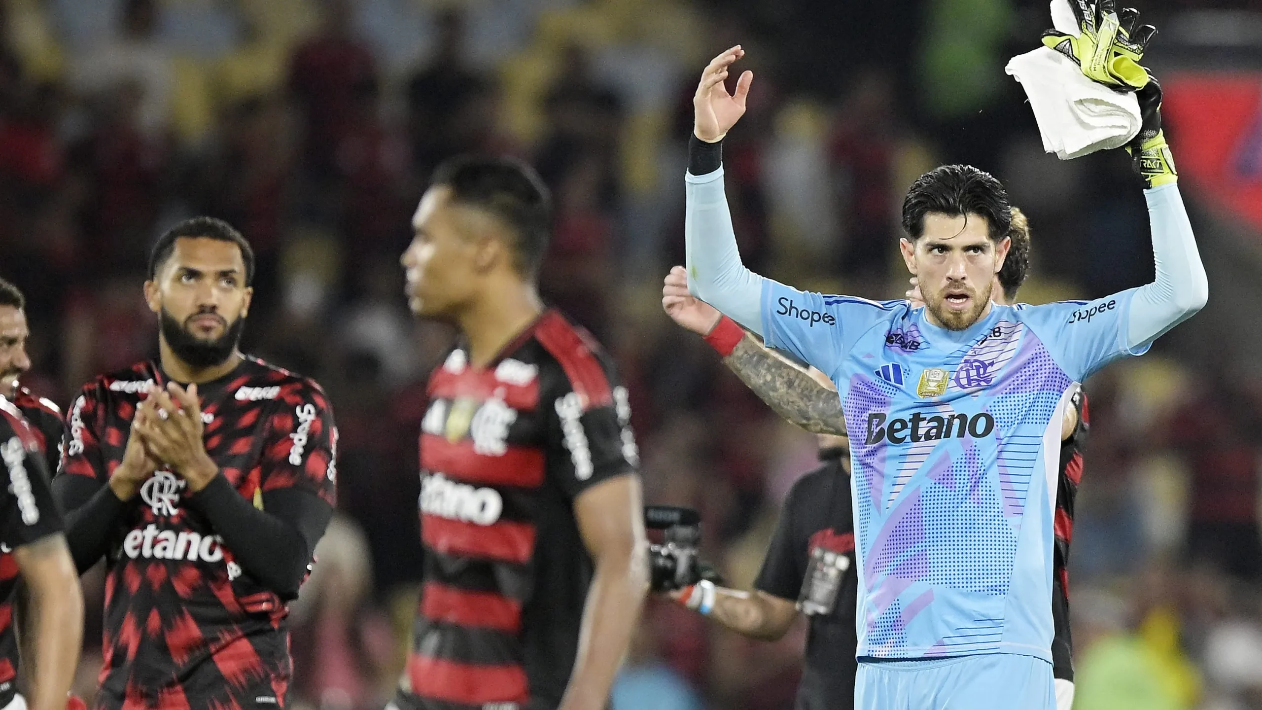 Elenco do Flamengo - Foto: Alexandre Loureiro/AGIF.