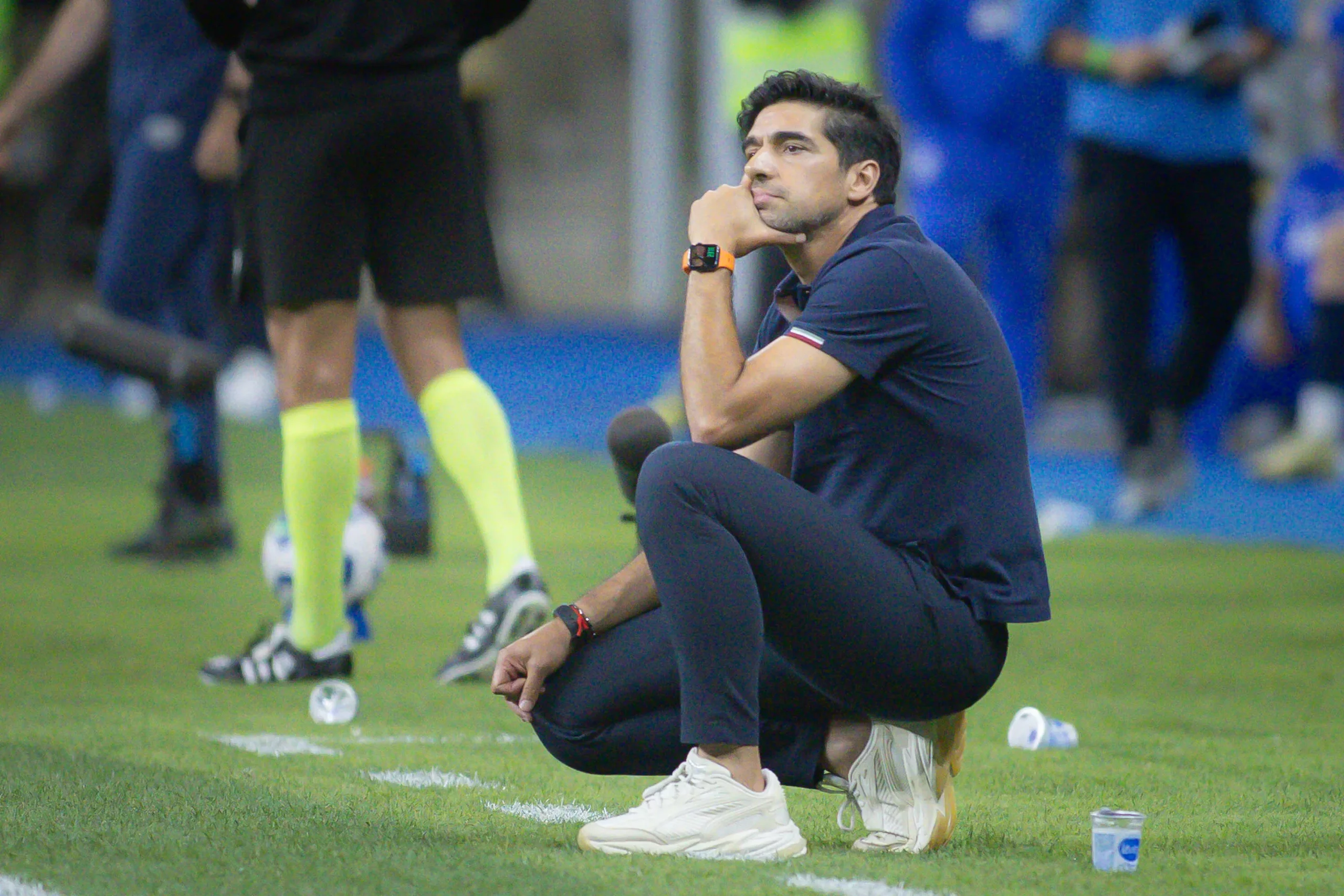 Abel Ferreira é citado por Filipe Luís após outro título do Flamengo. Foto: Maxi Franzoi/AGIF