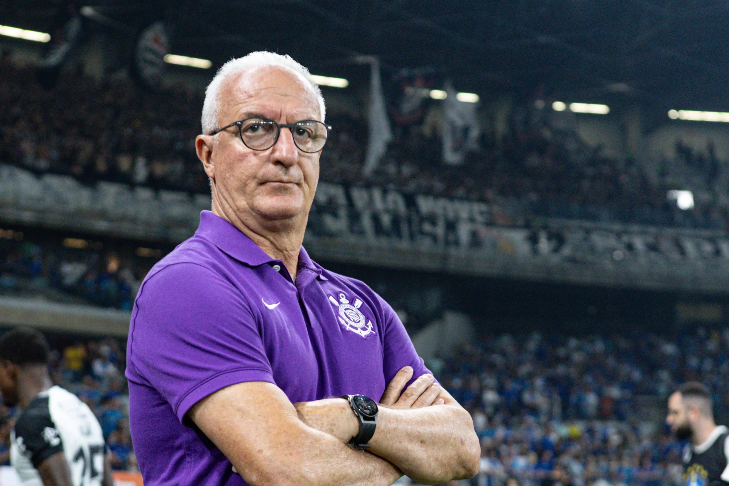 Dorival Junior tecnico do Corinthians durante partida contra o Cruzeiro. Foto: Gilson Lobo/AGIF