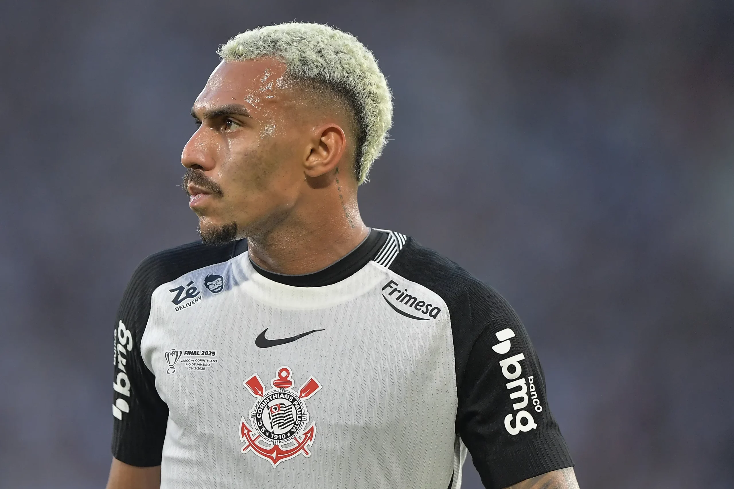 Matheuzinho jogador do Corinthians durante partida contra o Vasco no estadio Maracana pelo campeonato Copa Do Brasil 2025. Foto: Thiago Ribeiro/AGIF