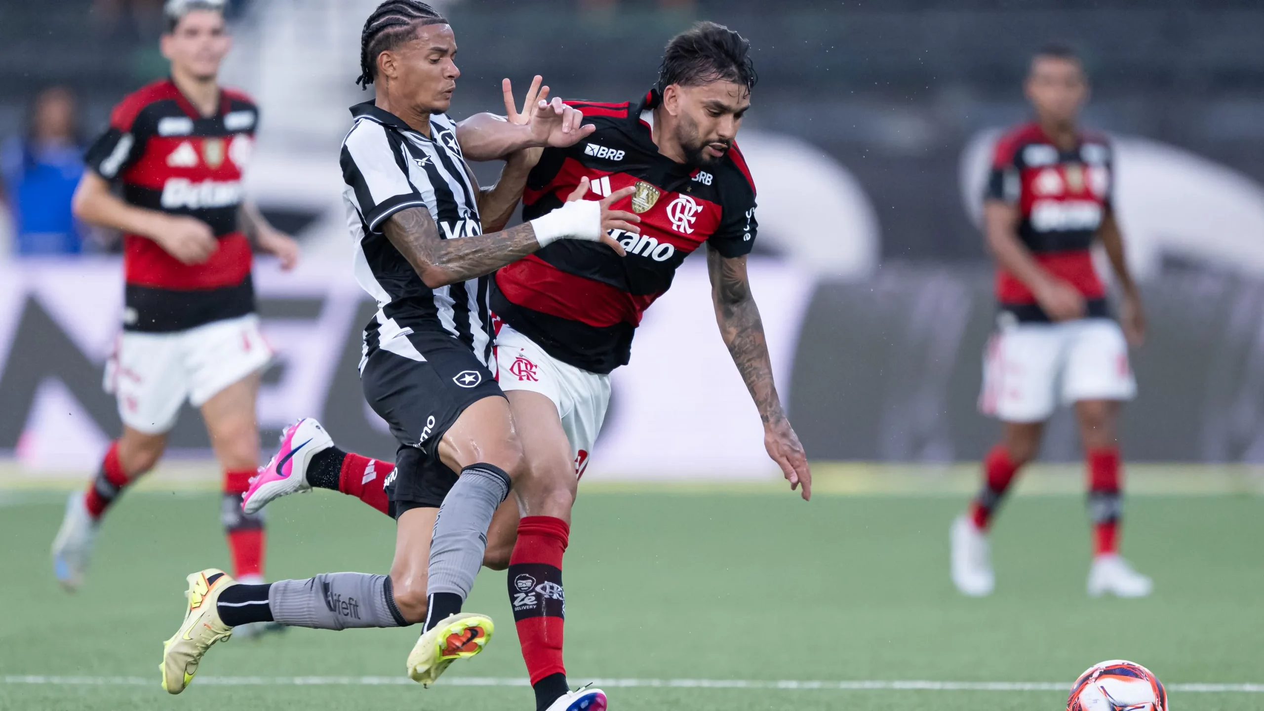 Botafogo x Flamengo. Foto: Jorge Rodrigues/AGIF