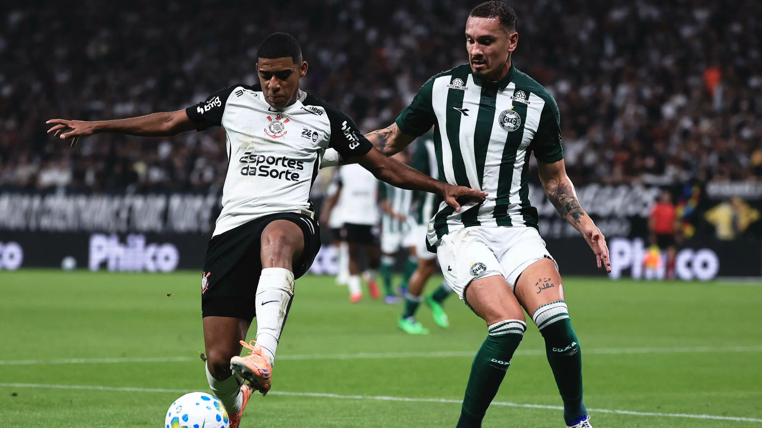 Gui Negão em ação pelo Corinthians – Foto: Ettore Chiereguini/AGIF