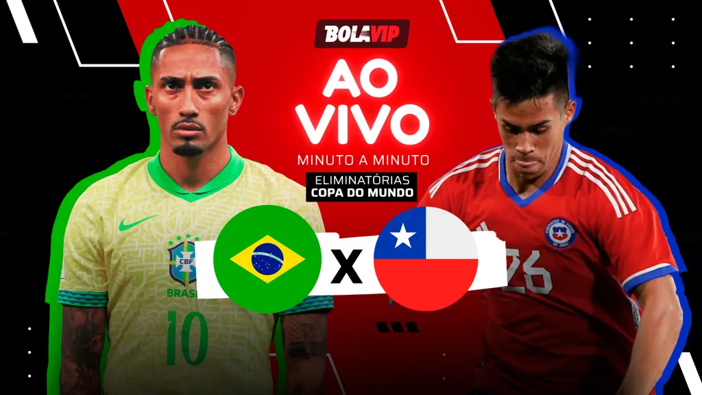 Brasil x Chile AO VIVO -Acompanhe pelas Eliminatórias para a Copa do Mundo