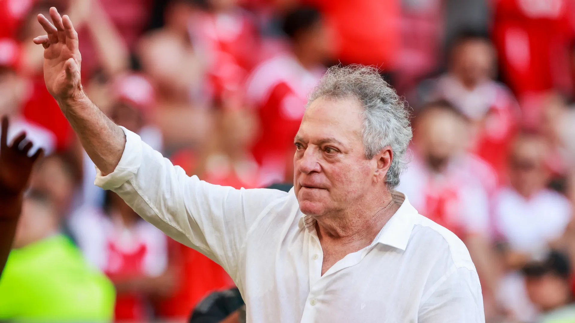 Abel Braga comemorando no Beira-Rio – Foto: Luiz Erbes/AGIF